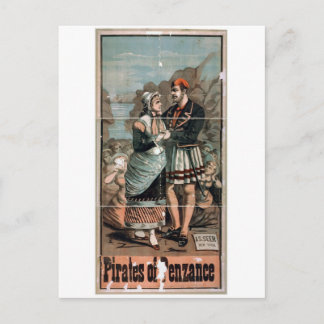Pirates of Penzance Vintage Theatre Postcard