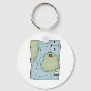Pirates · Pirate Map Key Ring