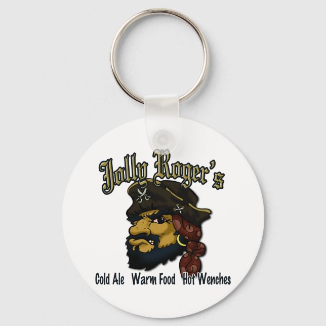 Pirates RULE! Key Ring (Front)