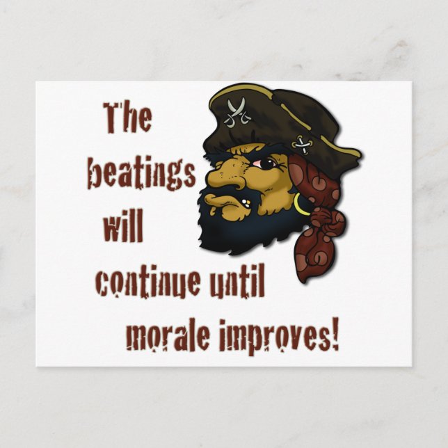 Pirates RULE! Postcard (Front)