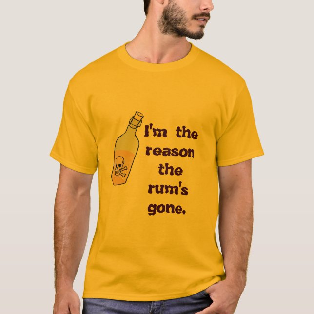 Pirate's Rum is Gone T-Shirt (Front)