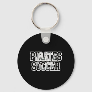 Pirates Soccer Ll School Spirit Game Day Soccer Mo Key Ring