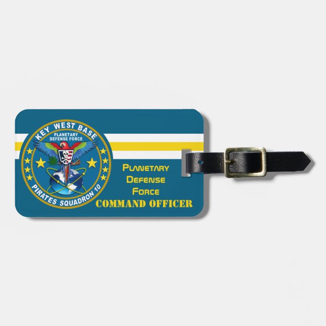 Pirates Squadron Luggage Tag (Front Horizontal)