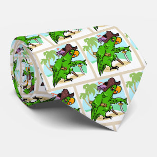 Pirates Team Mascot Football Baseball Sports Tie