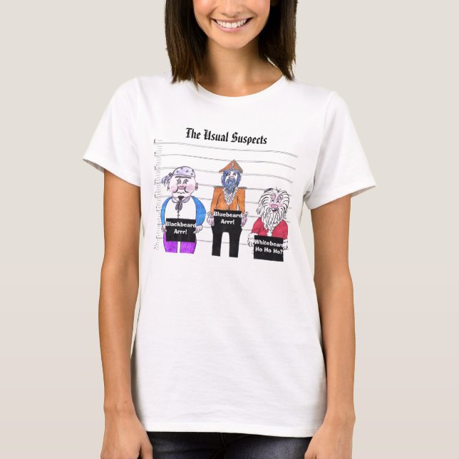 Pirates;The Usual Suspects, T-Shirt (Front)