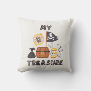 Pirate's Treasure Chest Cushion