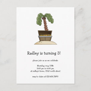 Pirates · Treasure Chest Island Postcard