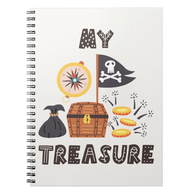 Pirate's Treasure Chest Notebook (Front)