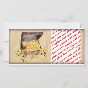 Pirate's Treasure Chest on Crinkle Paper