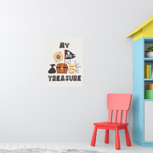 Pirate's Treasure Chest Poster