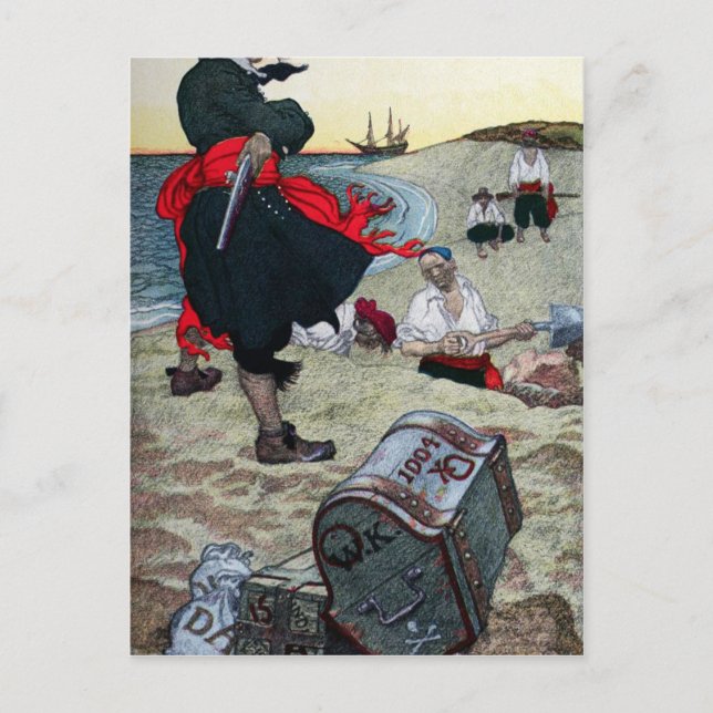 Pirate's Treasure Postcard (Front)