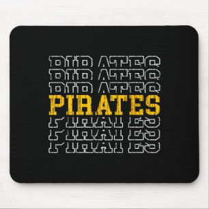 Pirates vintage for men women boys girls kids mouse mat