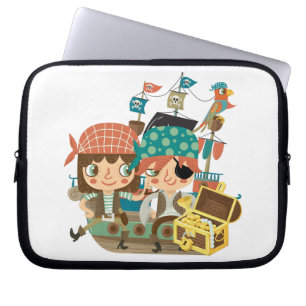 Pirates With Treasure Laptop Sleeve