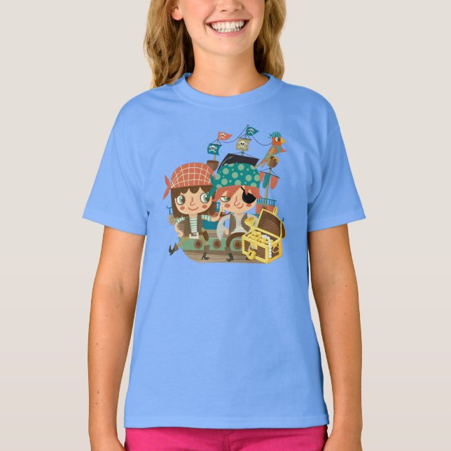 Pirates With Treasure T-Shirt (Front)