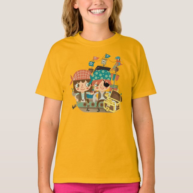 Pirates With Treasure T-Shirt (Front)
