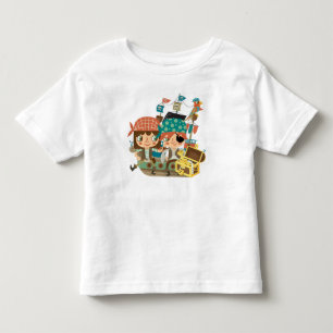 Pirates With Treasure Toddler T-Shirt
