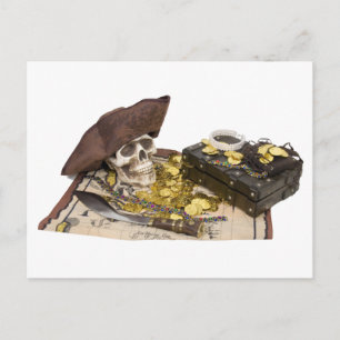 PirateSkullBooty092009 Postcard