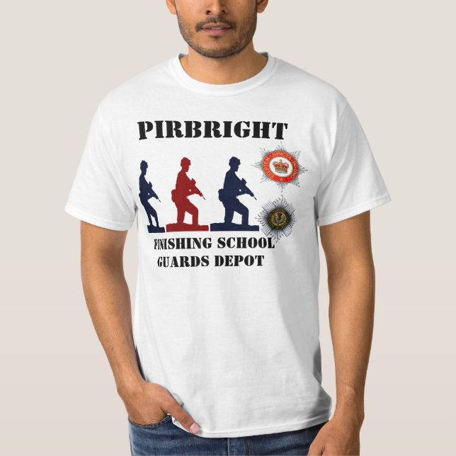 Pirbright Finishing School Guards Depot S.G. Tee (Front)