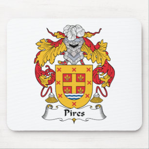 Pires Family Crest Mouse Mat