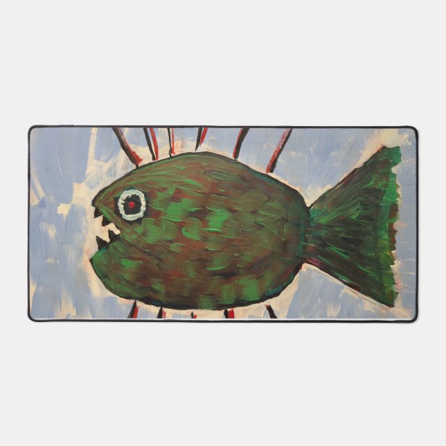 Pirhana desk mat (Front)