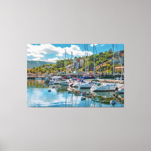 Piriapolis City Port, Maldonado, Uruguay Canvas Print