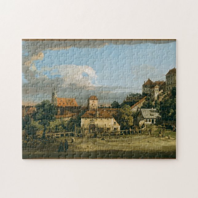 Pirna- The Obertor from the South Bernar Bellotto Jigsaw Puzzle (Horizontal)