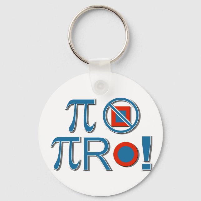 PiRnotSquare Key Ring (Front)