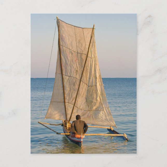 Piroguier Vezo Postcard (Front)