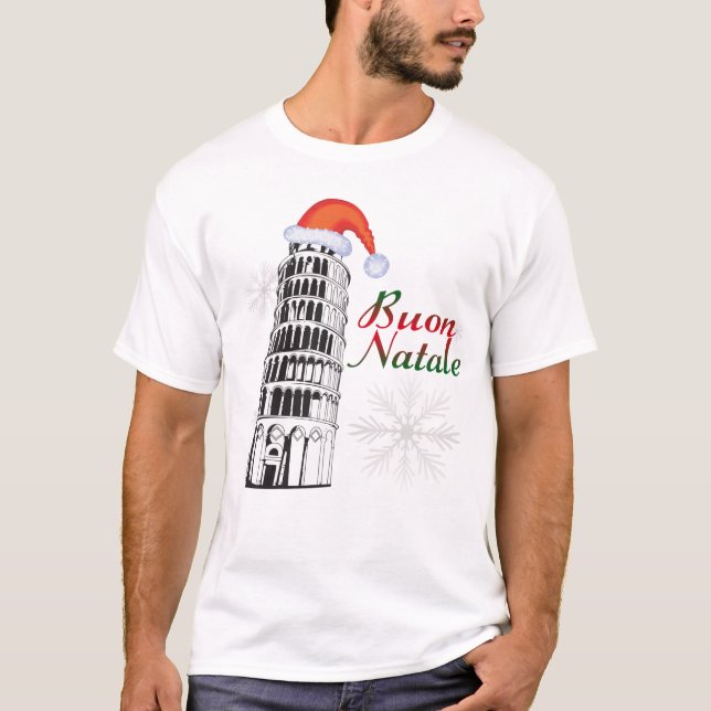 Pisa Buon Natale T-Shirt (Front)