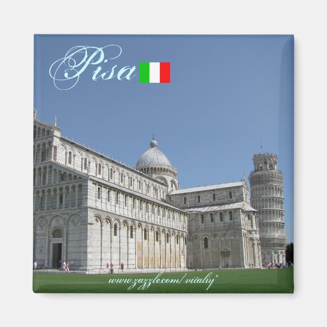 Pisa Italy cool magnet design (Front)