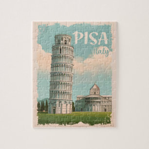 Pisa Italy - Leaning Tower, Piazza dei Miracoli Jigsaw Puzzle