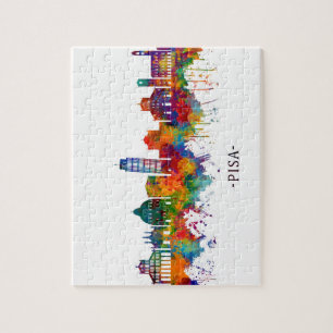 Pisa Italy Skyline Jigsaw Puzzle