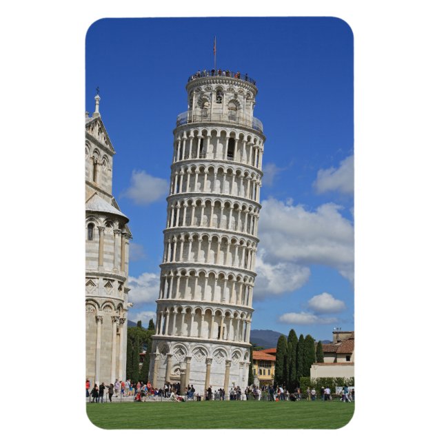 Pisa leaning tower magnet (Vertical)
