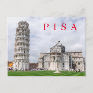 Pisa Piazza dei Miracoli view postcard