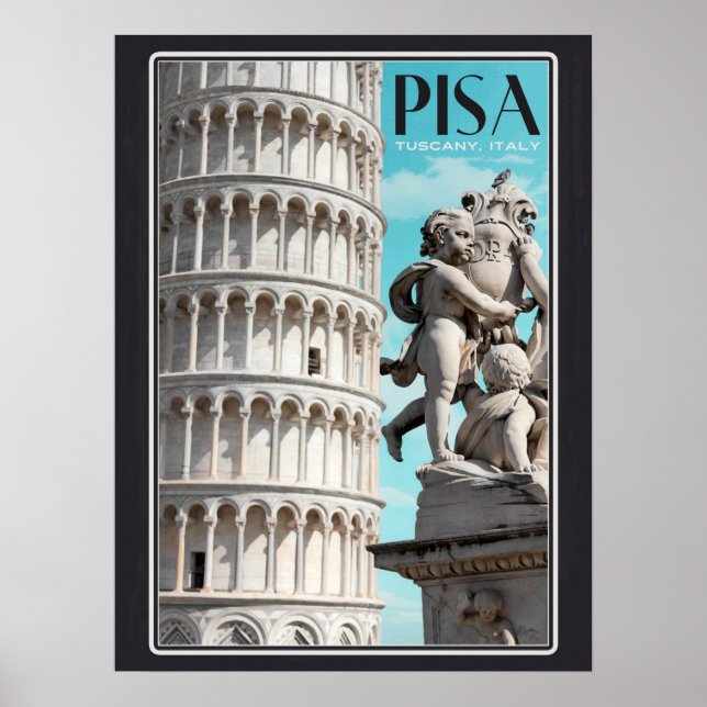 Pisa - The Leaning Tower Poster (Front)