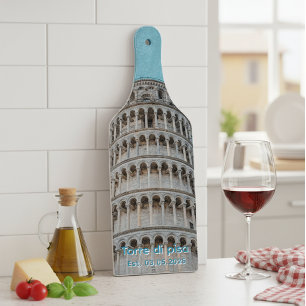 Pisa Tower glass cutting board