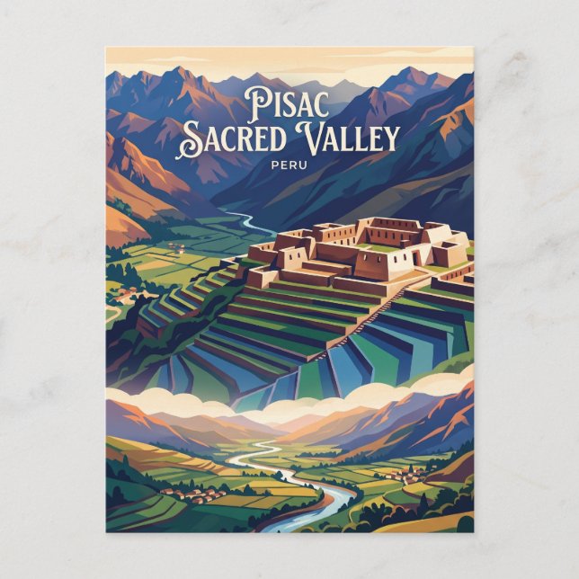 Pisac Sacred Valley Peru Postcard (Front)