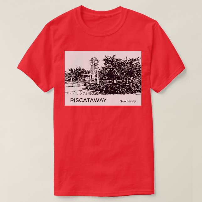 Piscataway New Jersey T-Shirt (Design Front)
