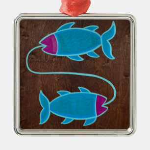 Pisces 2008 metal tree decoration