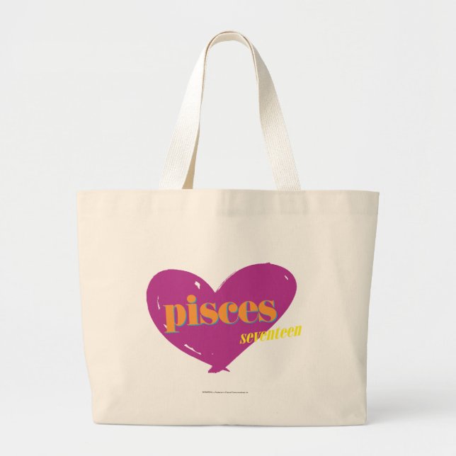 Pisces 2 large tote bag (Front)