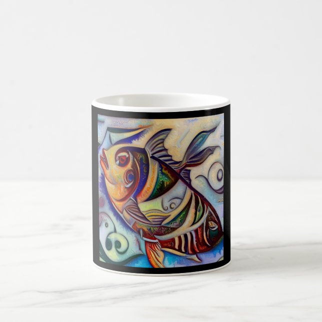 Pisces 3 coffee mug (Center)