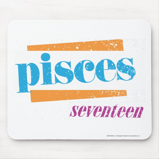 Pisces Aqua Mouse Mat (Front)