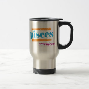 Pisces Aqua Travel Mug