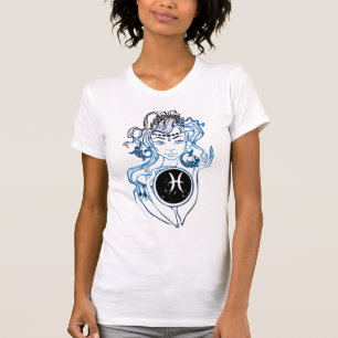 Pisces Art Deco Lady T-Shirt