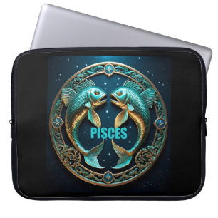 Pisces Astrology  Laptop Sleeve
