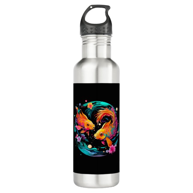 Pisces Astrology Sign 710 Ml Water Bottle (Front)