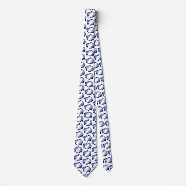Pisces Astrology Sign Tie (Front)