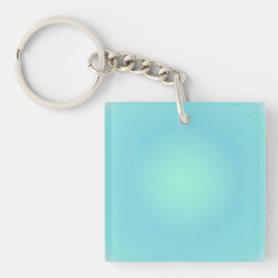 Pisces Aura Gradient Zodiac, Green Gradient Key Ring