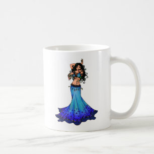 Pisces Belly Dancer Art Coffee Mug