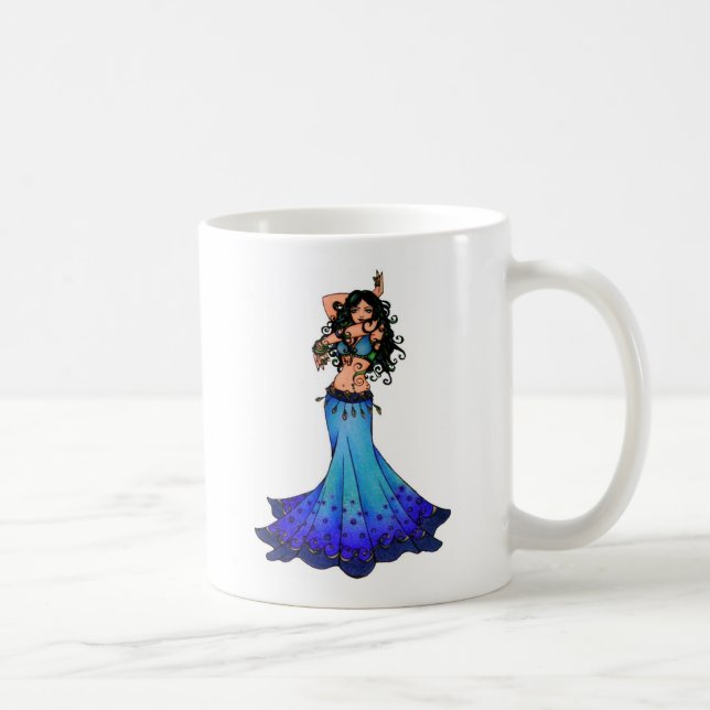 Pisces Belly Dancer Art Coffee Mug (Right)